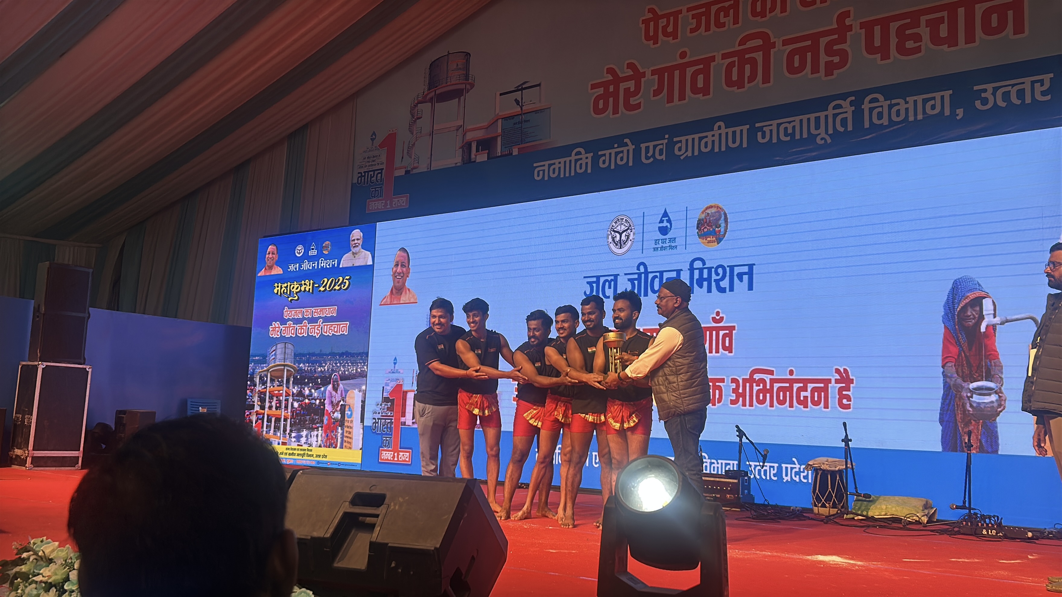 Incredible Mallakhamb Performs at MahaKumbh 2025, Prayagraj Uttar Pradesh.